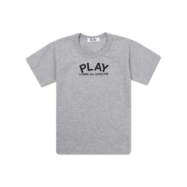 Comme des Garcons PLAY Comme des Garçons Play Gray Heart Logo T-Shirt 0079 Size L / US 10 / IT 46 - 1 Thumbnail
