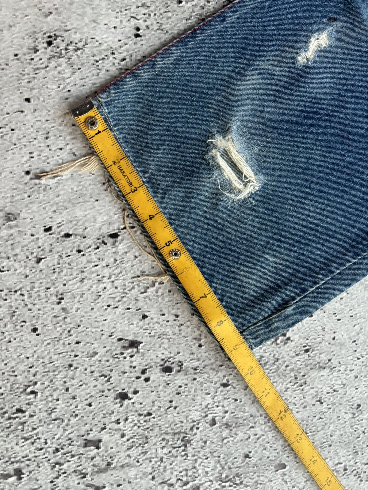 Hysteric Glamour 2000's distressed Thriller dnm Bootcut style jeans Size US 32 / EU 48 - 12 Thumbnail