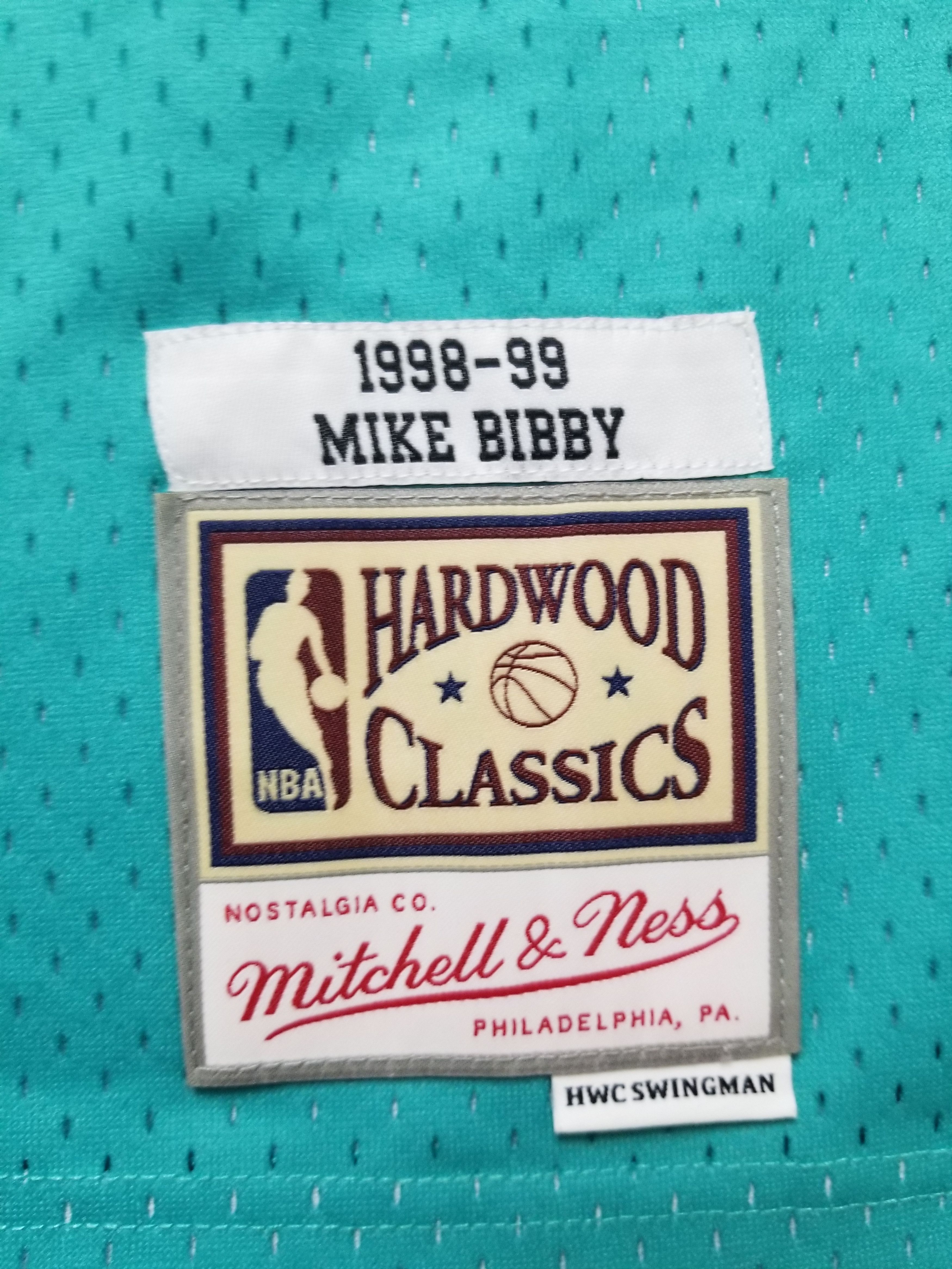 Mitchell & Ness Teal Vancouver Grizzlies Mike Bibby #10 Swingman Jersey Size US M / EU 48-50 / 2 - 12 Thumbnail