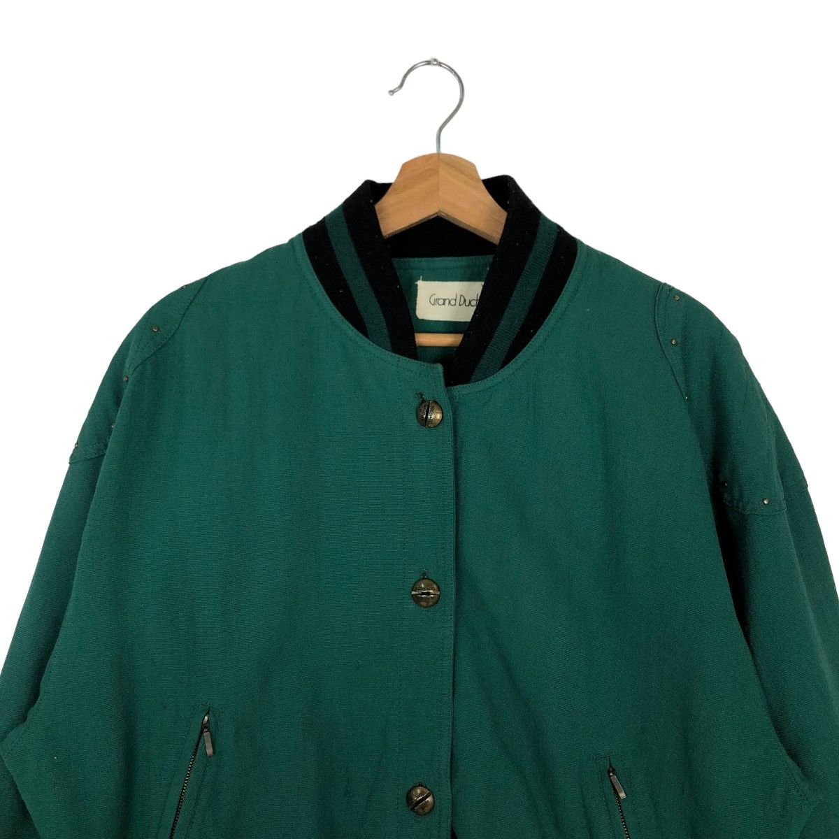 Japanese Brand × Vintage 🔥CROPPED BIKER BOMBER JACKET GRAND DUCHE ISSEY MIYAKE Size US M / EU 48-50 / 2 - 2 Thumbnail