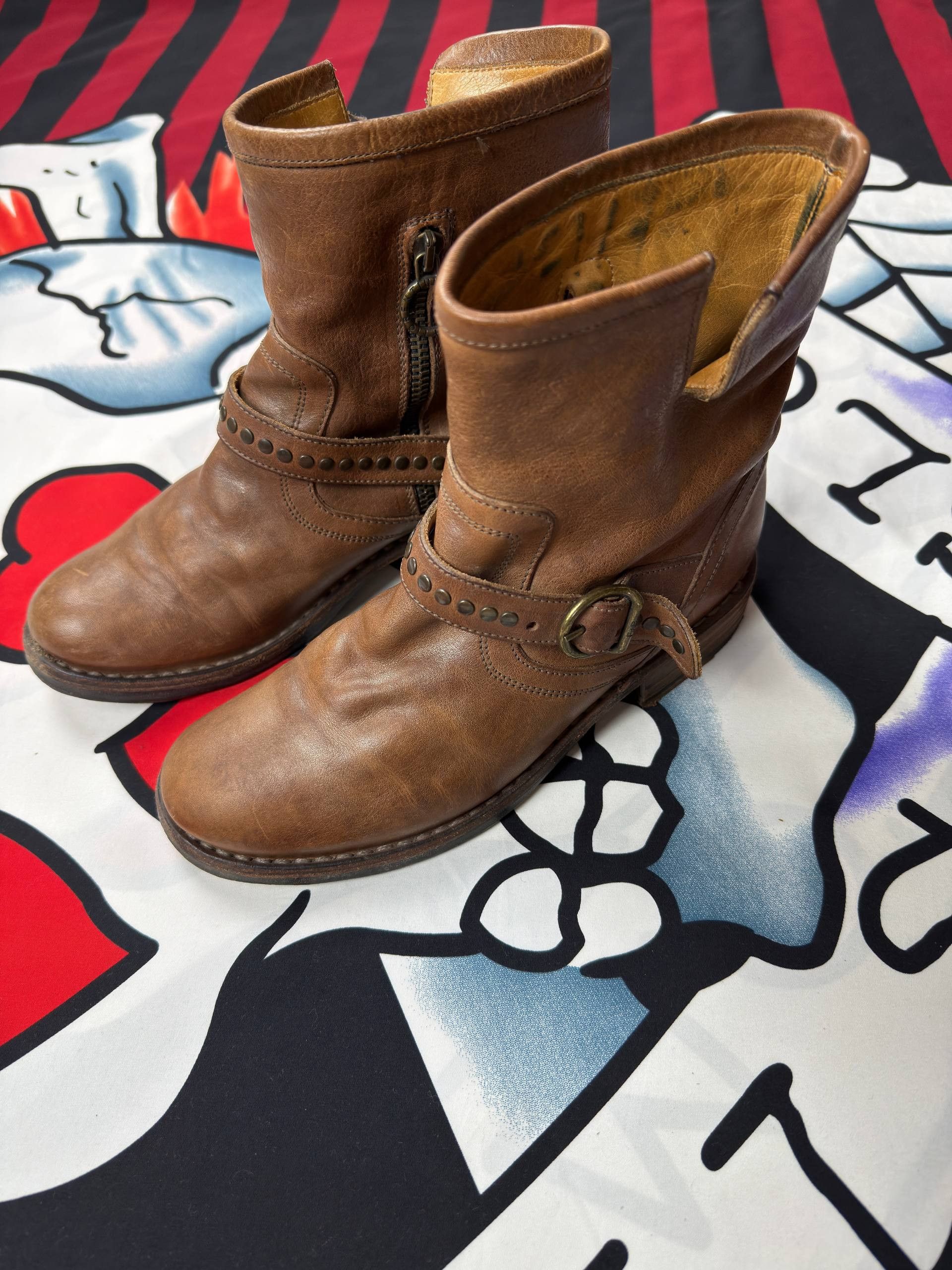 Fiorentini + Baker Fiorentini + Baker Eli Studs Moto/Cowboy boots Size 35 Size US 5 / IT 35 - 1 Thumbnail