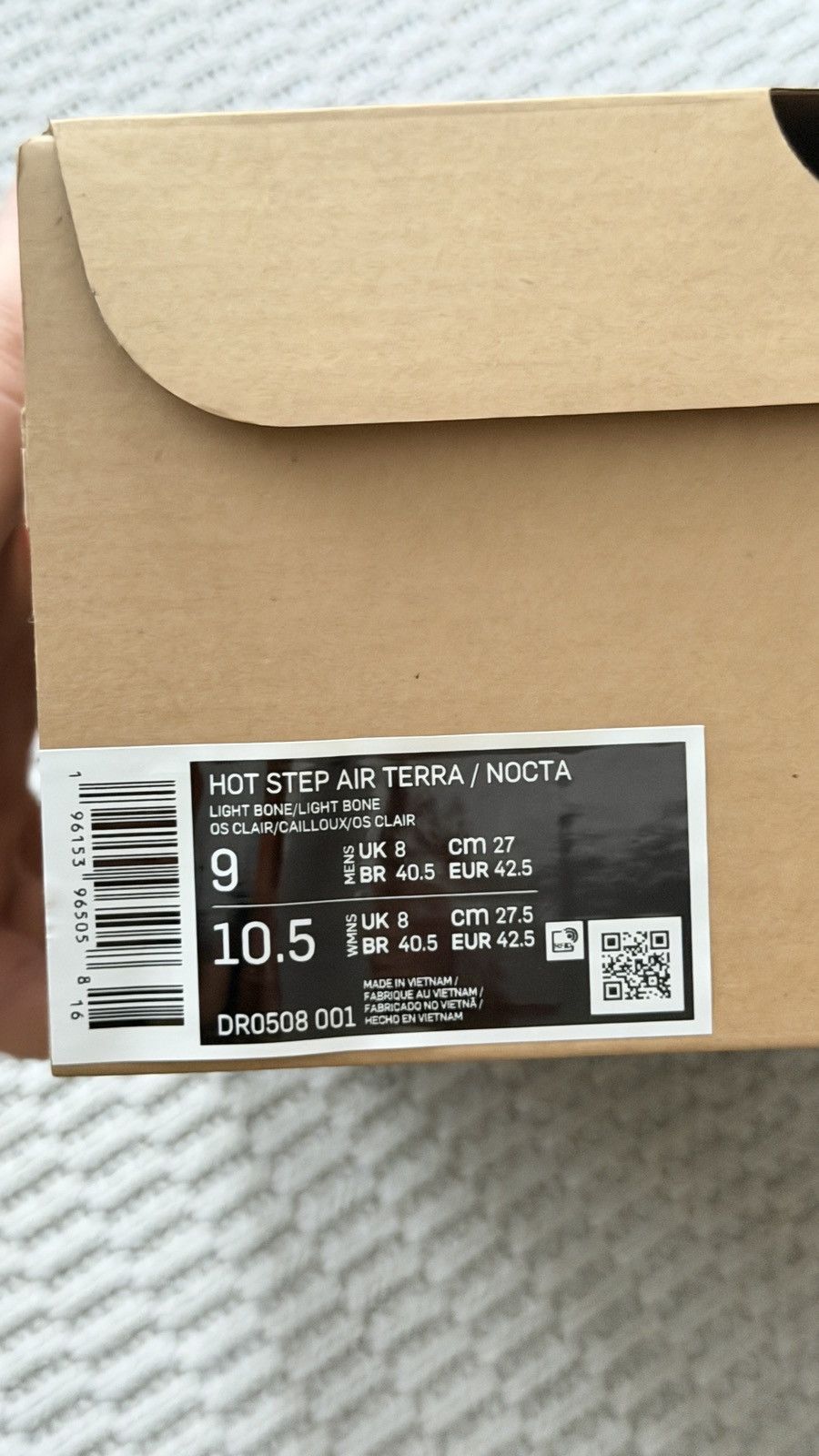 NOCTA HOT STEP AIR TERRA / NOCTA | LIGHT BONE Size US 9 / EU 42 - 8 Thumbnail