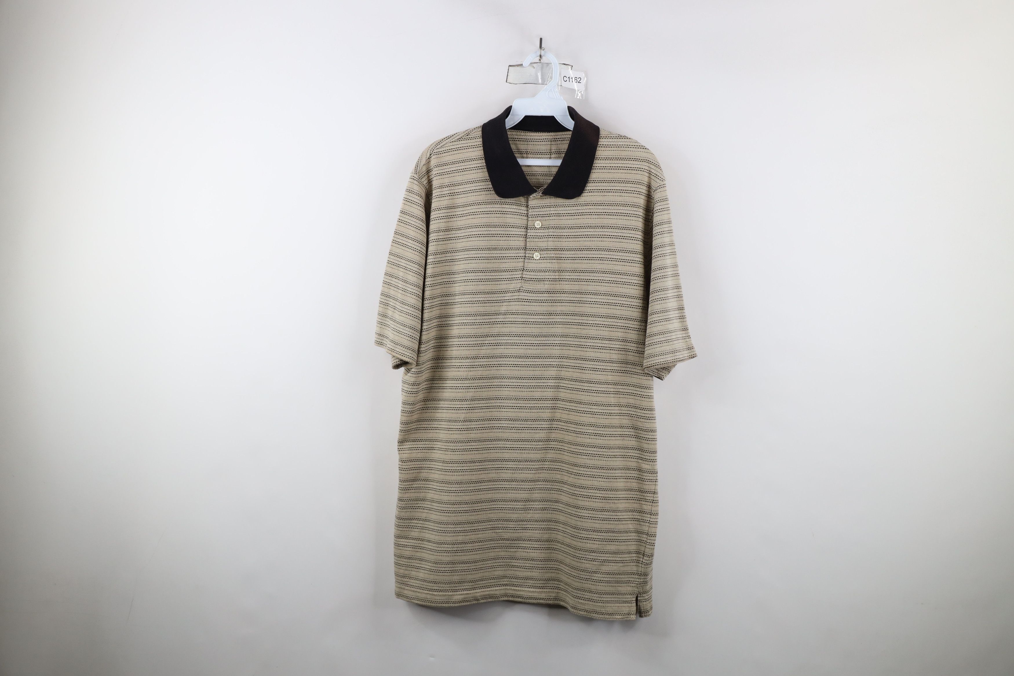 Vintage Vintage 90s Streetwear Knit Short Sleeve Golf Polo Shirt Size US XL / EU 56 / 4 - 1 Thumbnail