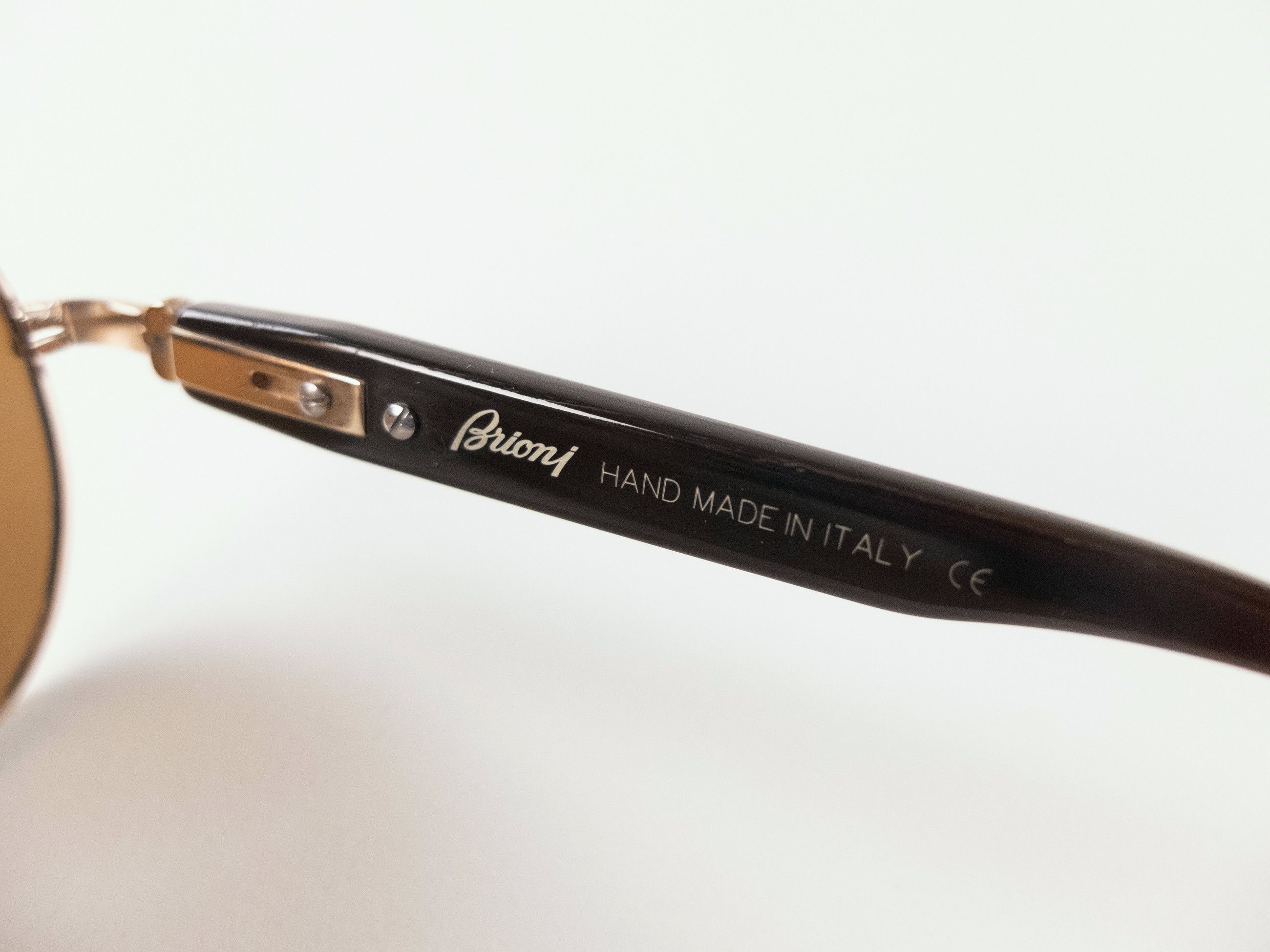 Brioni BRIONI handmade metal aviator sunglasses with real horn arms Size ONE SIZE - 6 Thumbnail