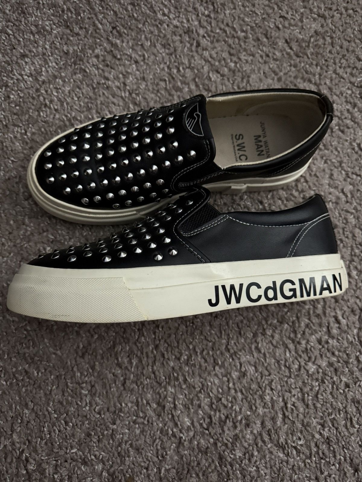 Junya Watanabe Studded Slip Ons