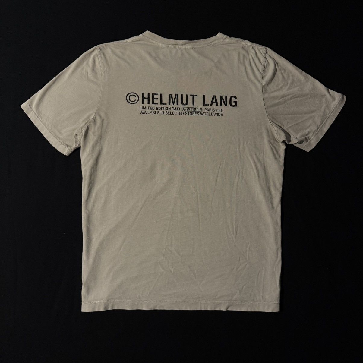 Helmut Lang HELMUT LANG Taxi Series Limited Edition White T-Shirt Size US S / EU 44-46 / 1 - 2 Thumbnail