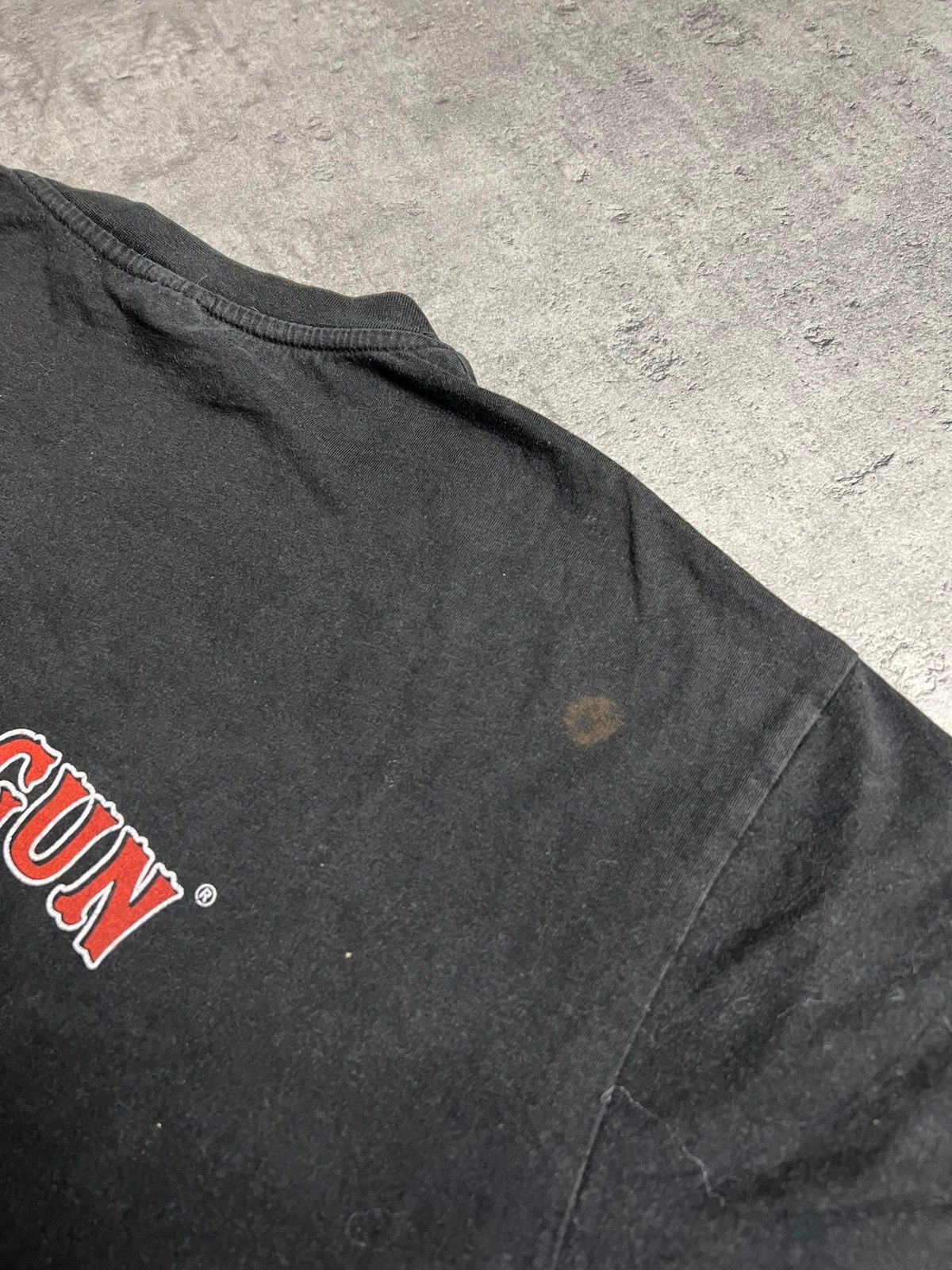 Vintage rock n roll gothic font bastard tshirt