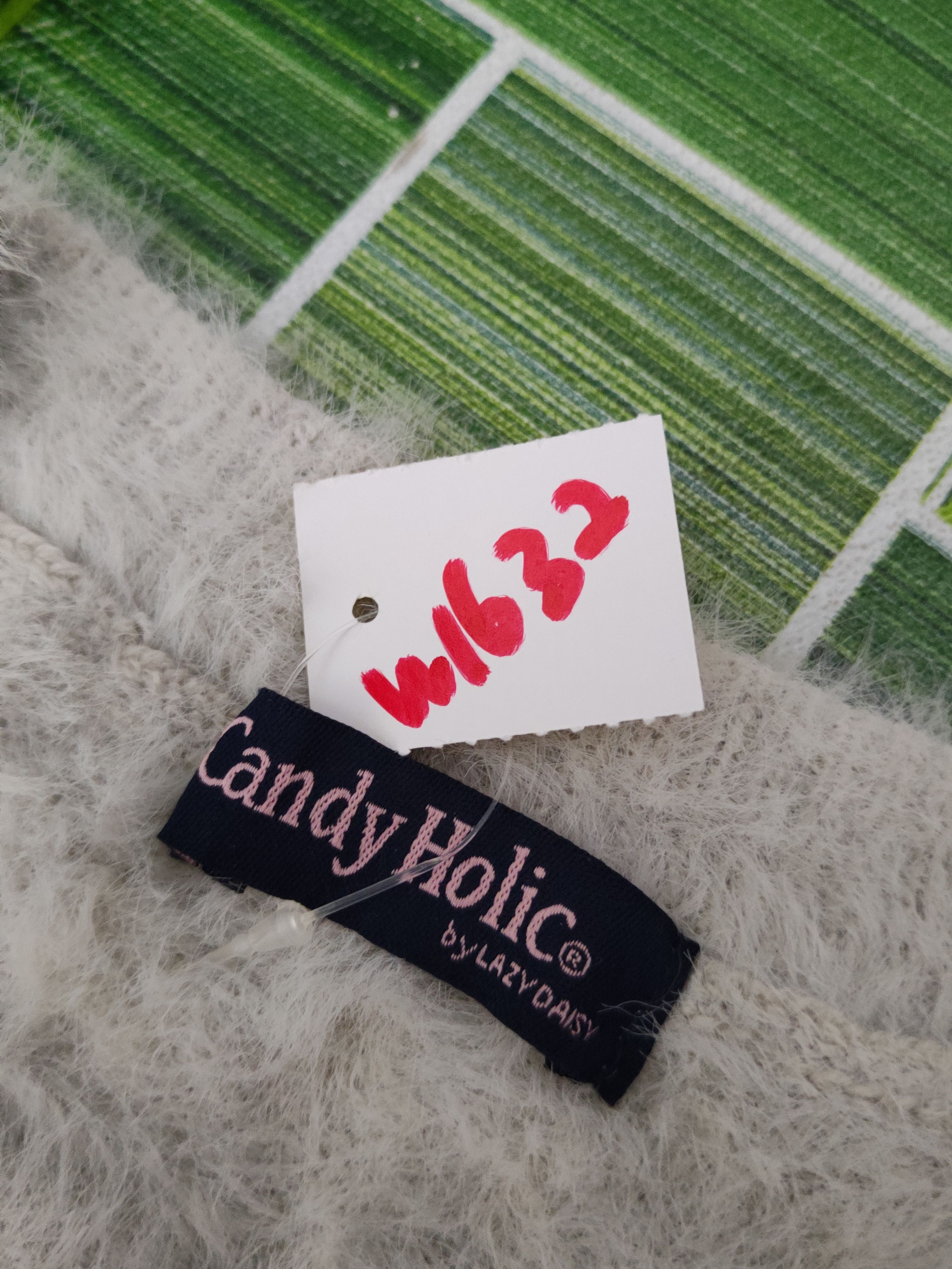 Japanese Brand Candy Holic Gray Shag Shaggy Fur Mohair Knitwear #W1632 Size M / US 6-8 / IT 42-44 - 13 Thumbnail