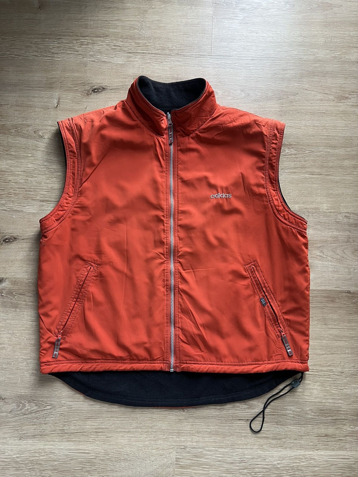 Adidas Vintage Double Sided Adidas Vest Size US L / EU 52-54 / 3 - 1 Thumbnail