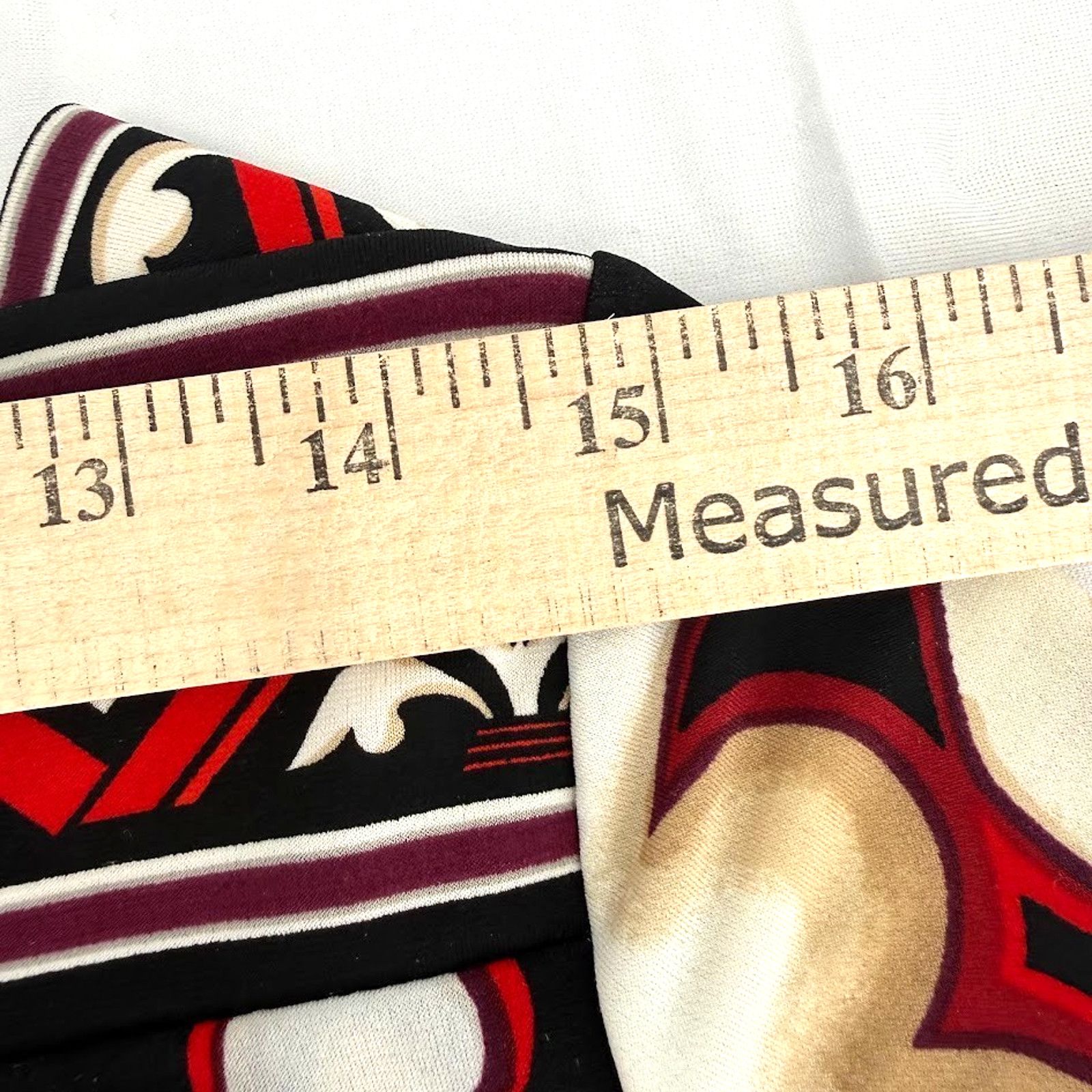 White House Black Market WHBM Sheath Dress Small Black Red Print 3/4 Sleeve Stretch Size S / US 4 / IT 40 - 6 Thumbnail