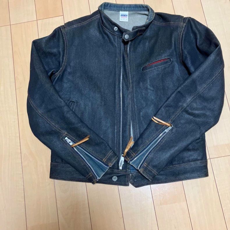 Iron Heart Iron heart Size 38Biker jacket IH527, Denim Heavy Weight bi Size US XXS / EU 40 - 1 Thumbnail