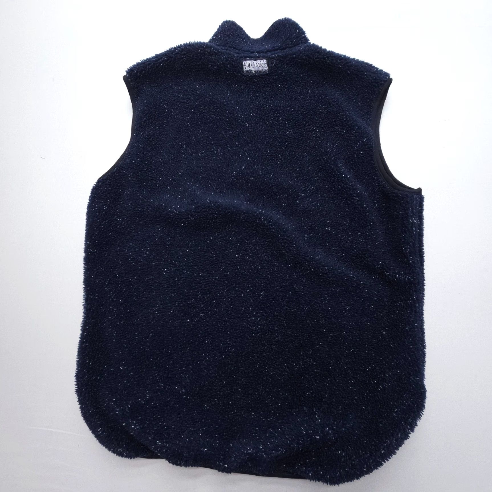 Vintage VINTAGE Ru Outside Fleece Vest Outdoor Mens M Blue Zip Size US M / EU 48-50 / 2 - 2 Thumbnail