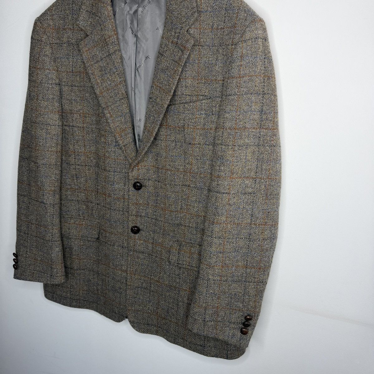 Harris Tweed Vintage Harris Tweed Blazer Tweed Jacket Wool Gray Oldmoney Size US L / EU 52-54 / 3 - 2 Thumbnail