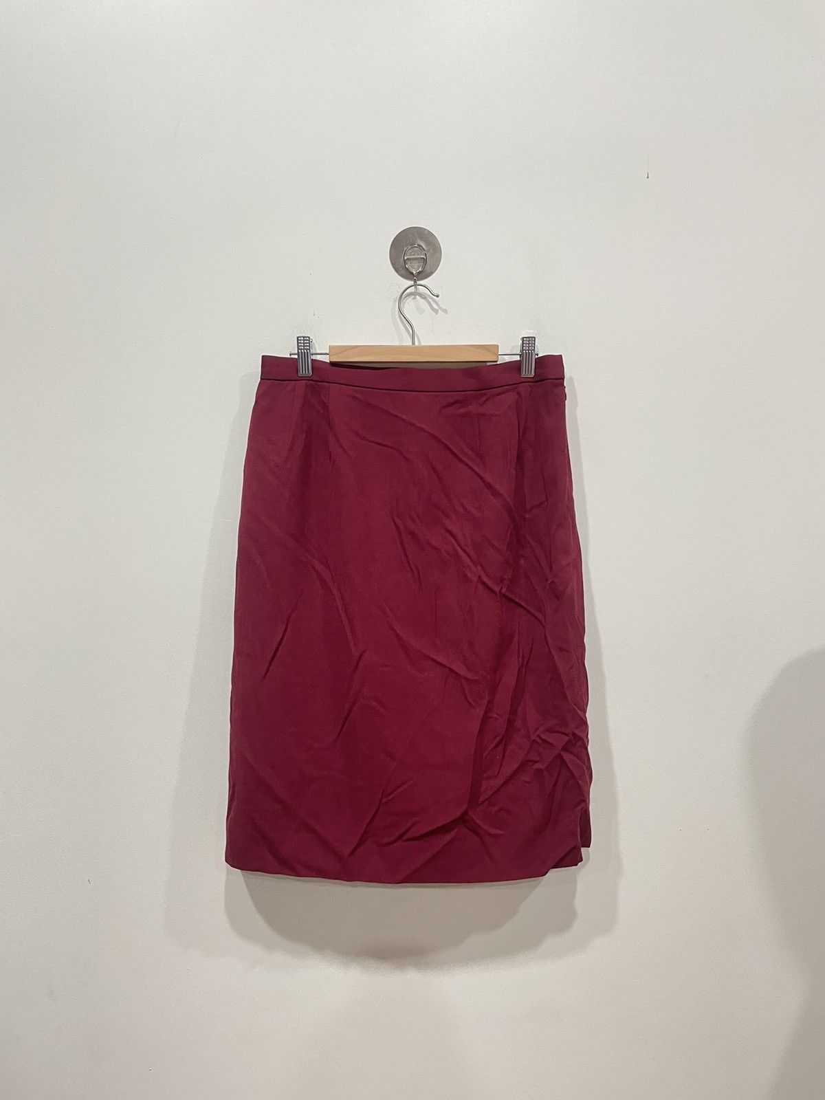 Burberry Burberry Marroon Skirt Size 31" - 2 Thumbnail