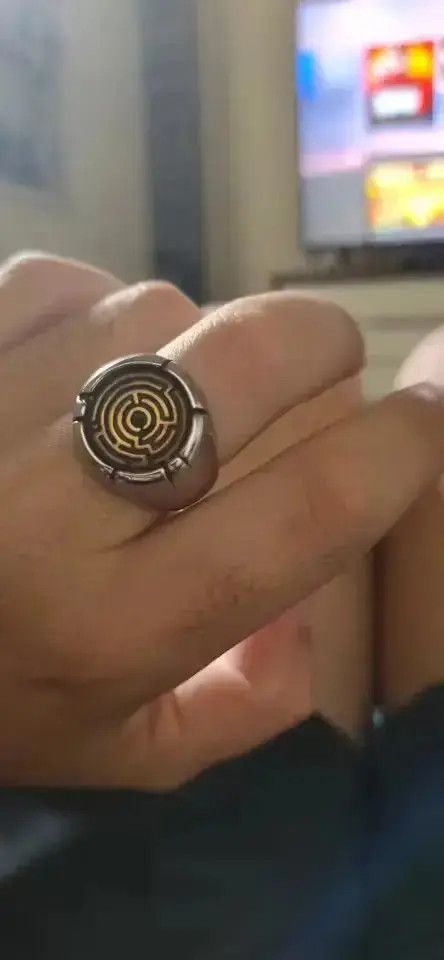 Other Vintage Maze Ring Stainless Steel Mens Ring Size ONE SIZE - 2 Thumbnail