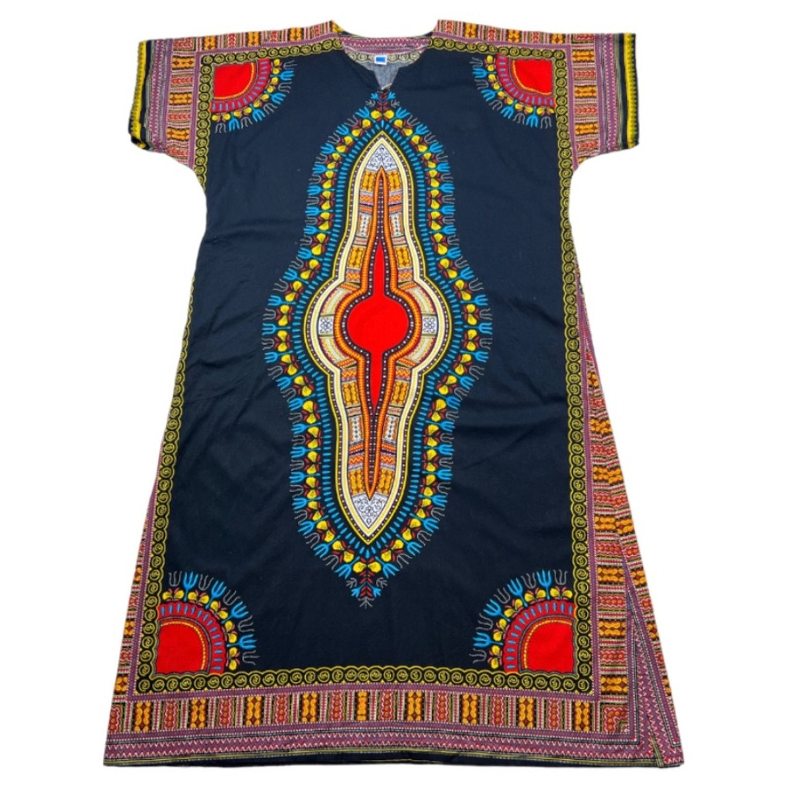 NBDN Nobrandedon Mama&Papa African Kaftan in Multi Print | Size L Size L / US 10 / IT 46 - 3 Thumbnail