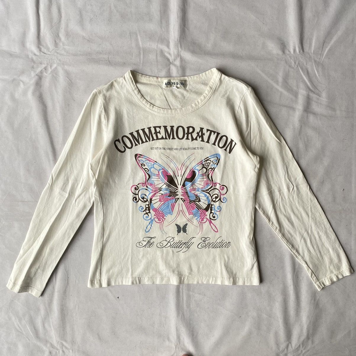 20471120 × If Six Was Nine × Japanese Brand Commemoration Butterfly Evolution Y2K Dreamy Fairycore Tees Size M / US 6-8 / IT 42-44 - 2 Thumbnail