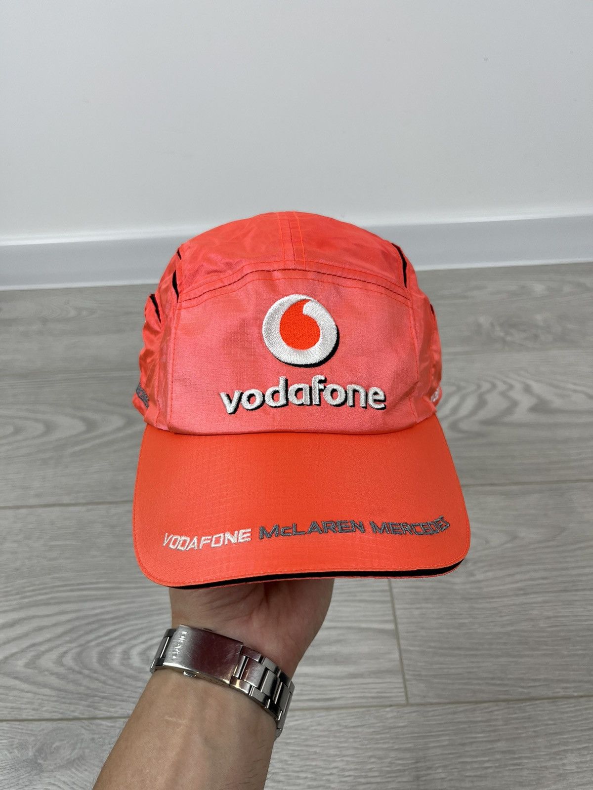 Mercedes-Benz Mercedes McLaren Vodafone Vintage Racing Team Nylon Cap Size ONE SIZE - 5 Thumbnail
