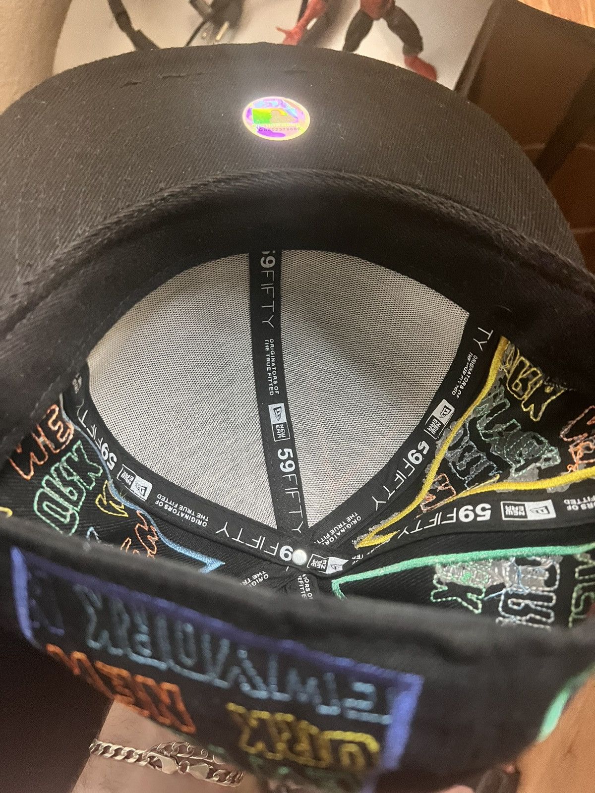 New Era Yankees Rainbow NY Embroidered 59FIFTY Fitted Cap” Size ONE SIZE - 6 Thumbnail