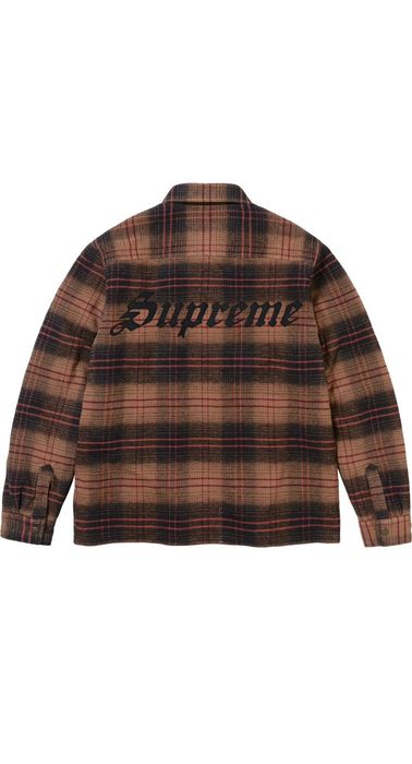 Supreme Supreme Lined Flannel Snap Shirt | Grailed