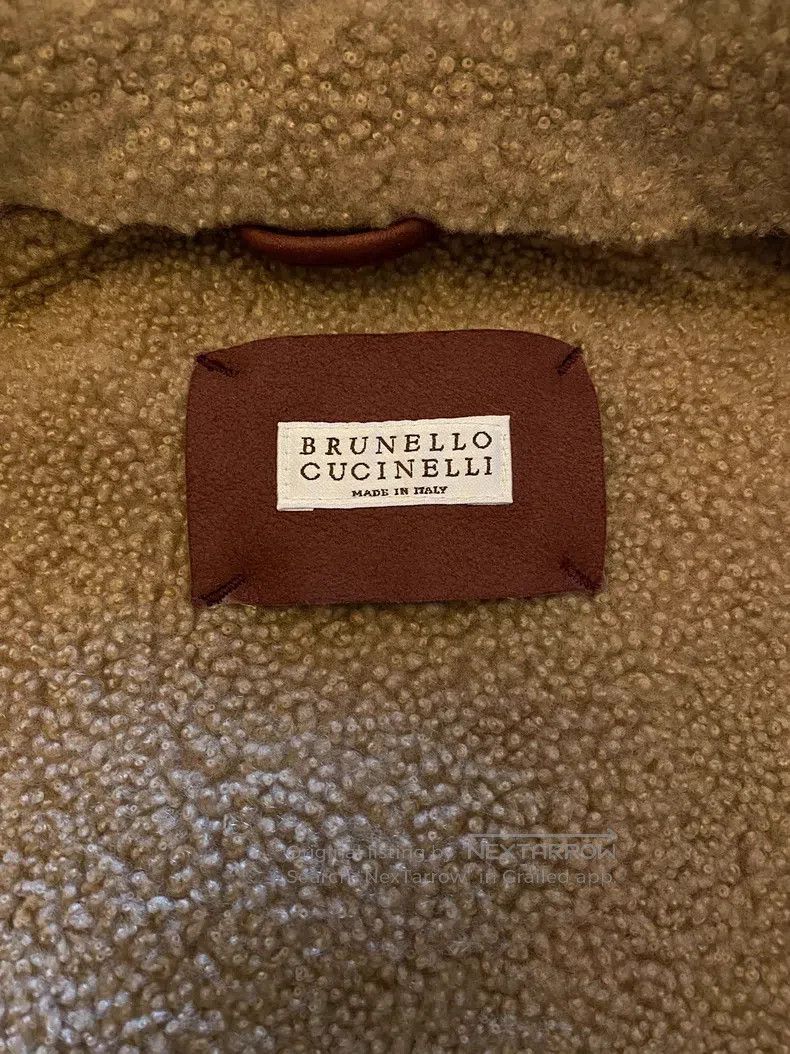 Brunello Cucinelli Brunello Cucinelli Shearling leather jacket, lamb leather Size US M / EU 48-50 / 2 - 5 Thumbnail