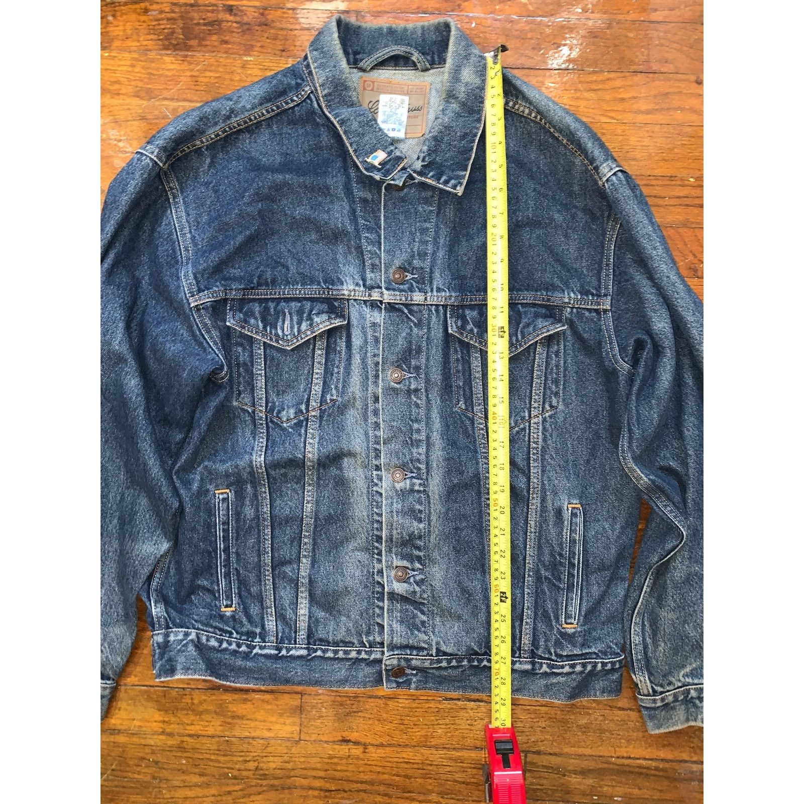 Levi's Levi Strauss Signature Denim Jacket Mens XL Medium Dark Wash Size US XL / EU 56 / 4 - 9 Thumbnail