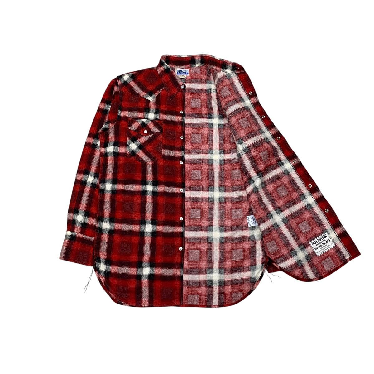 Japanese Brand × TOYS McCOY × The Real McCoy's Real Mccoy’s Overalls Chambray Plaid Flannel Shirts Size US S / EU 44-46 / 1 - 5 Thumbnail