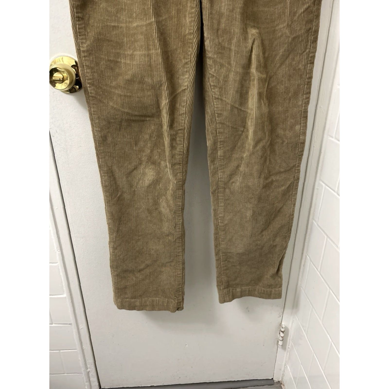 Vintage LL Bean Country Corduroy Pants Mens 32x32 Tan Classic Fit YKK Stretch 502835 Size US 32 / EU 48 - 3 Thumbnail