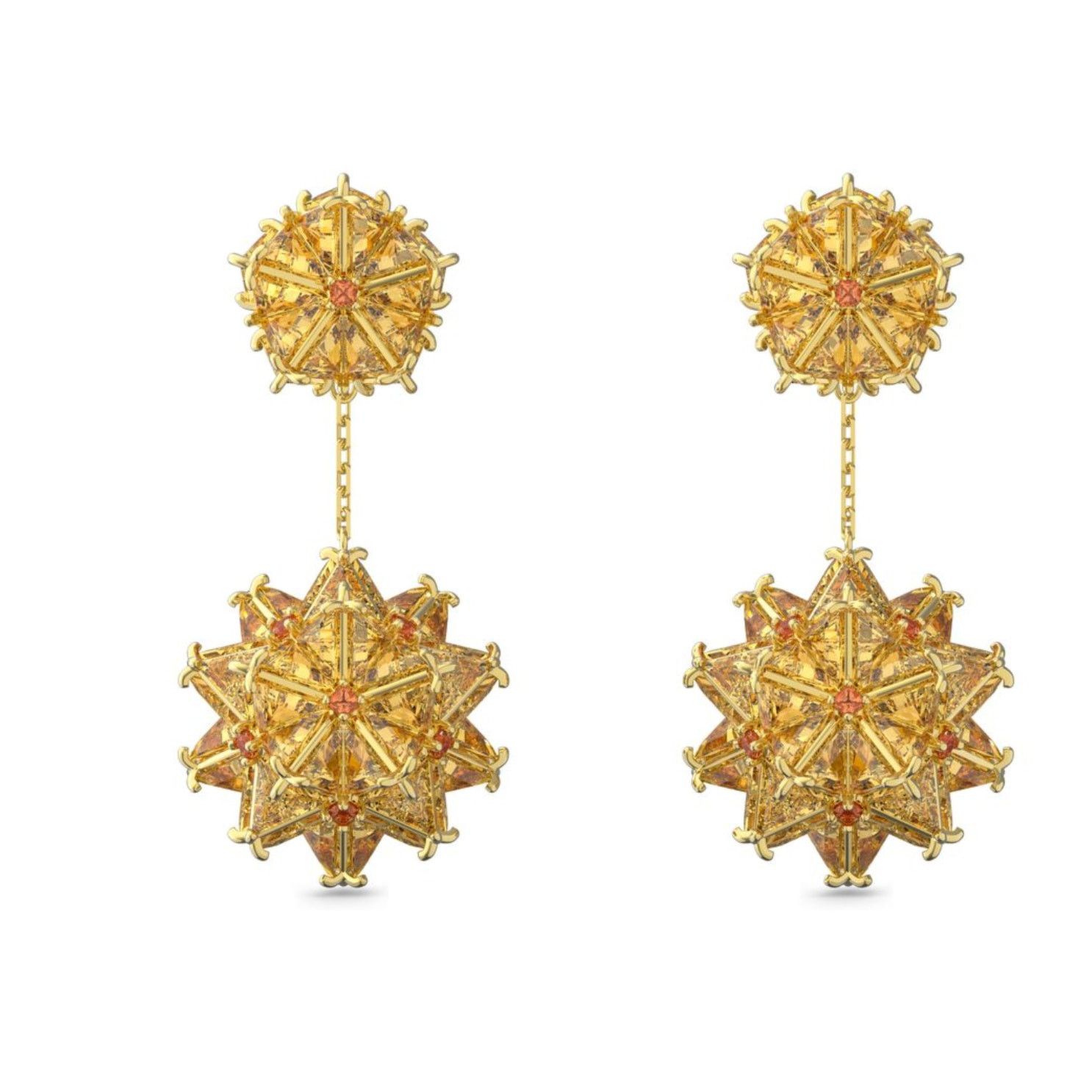 Swarovski Swarovski Curiosa drop earrings three-dimensional Geometric Size ONE SIZE - 1 Thumbnail
