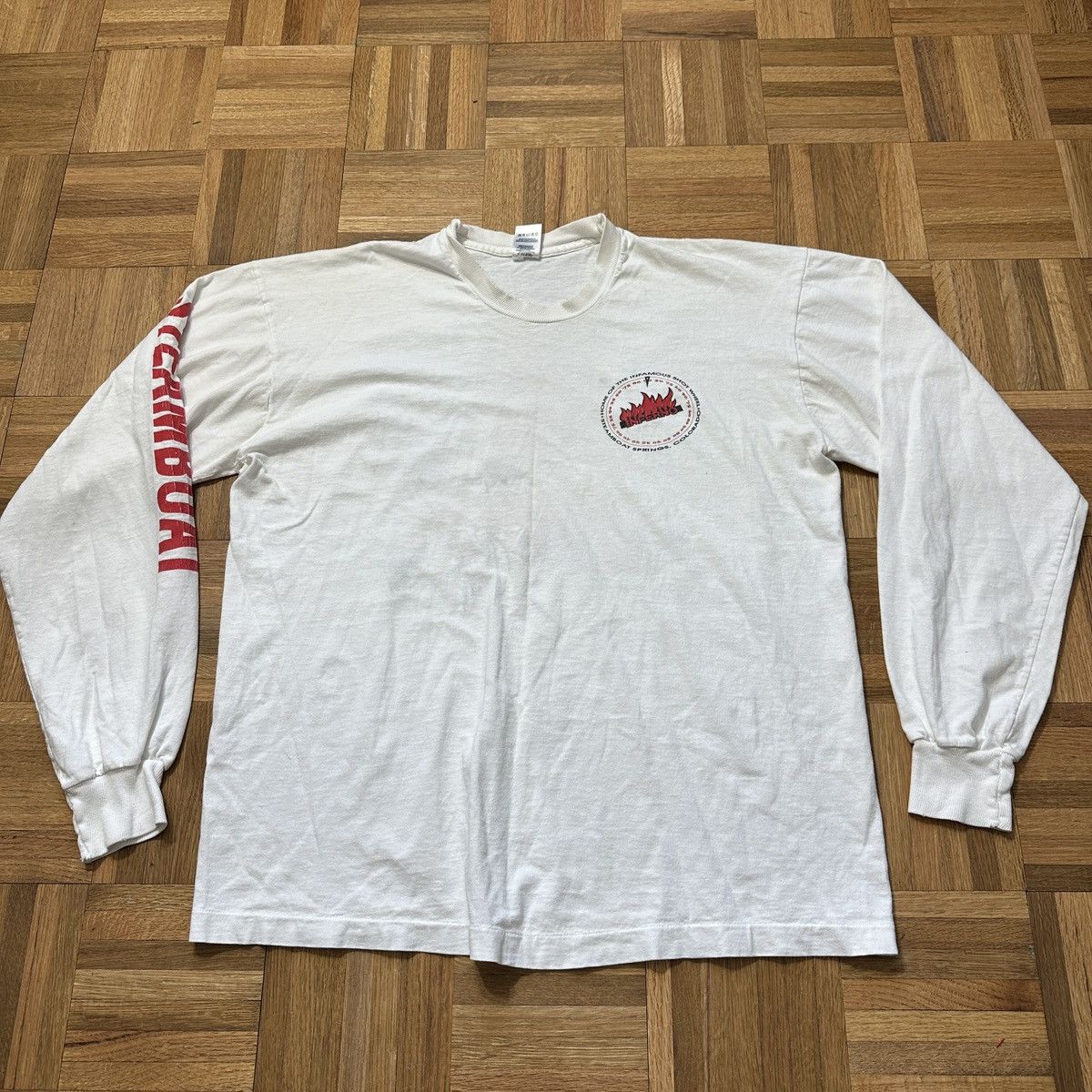 Fruit Of The Loom Vintage Inferno long sleeve tee Size US XL / EU 56 / 4 - 2 Thumbnail
