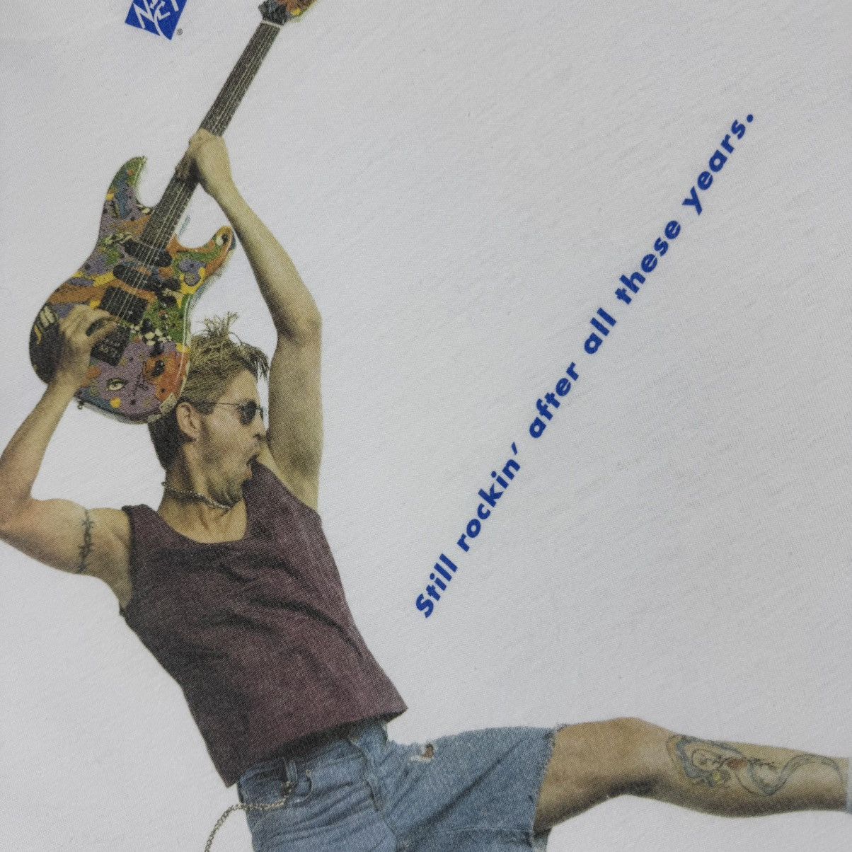Band Tees Vintage Guitarist Steve Vai NET Promo T-shirt Size US XL / EU 56 / 4 - 8 Thumbnail