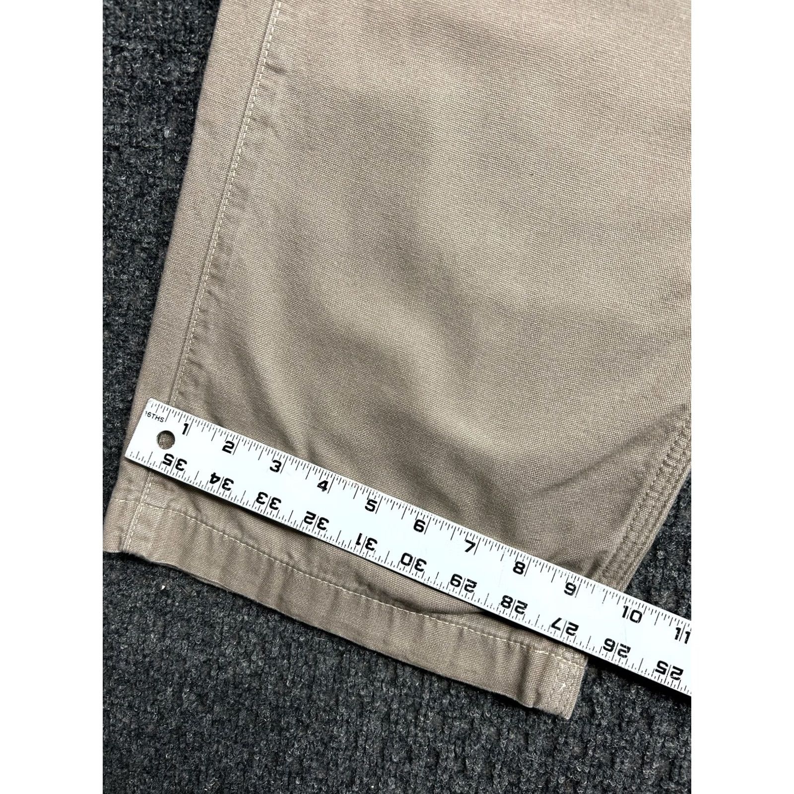 Carhartt VINTAGE Carhartt Relaxed Fit Canvas Work Pants 42 x 32 Brown Mens Carhartt Workwear Pants Relaxed Fit Workwear USA 90s Government? Size US 42 / EU 58 - 7 Thumbnail