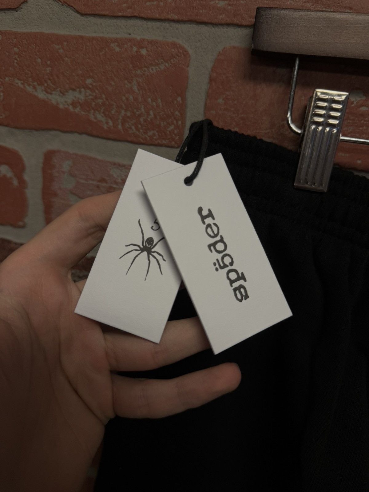 Sp5der Sp5der Worldwide Sweatpants Size XL Black (2025) (NEW) Size US 34 / EU 50 - 7 Thumbnail
