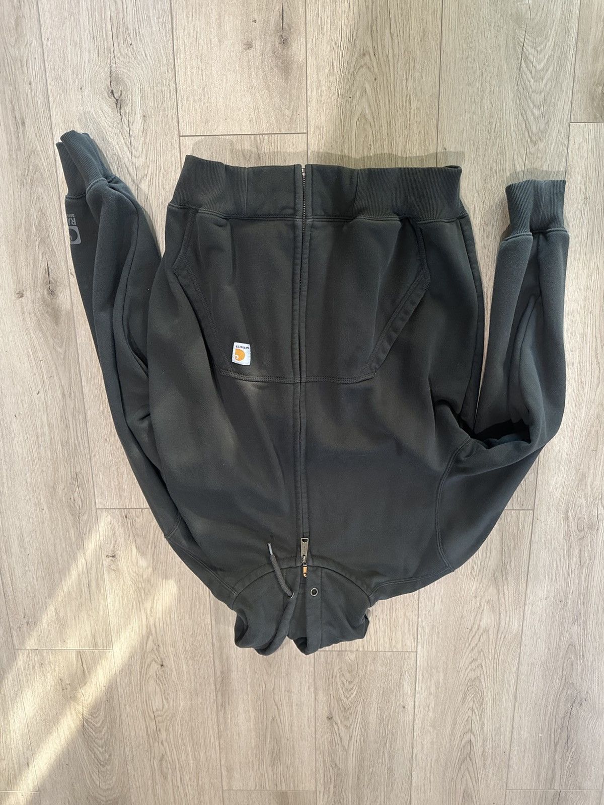 Carhartt × Vintage Crazy vintage 90’s faded distressed carhartt zip up jacket Size US L / EU 52-54 / 3 - 1 Thumbnail