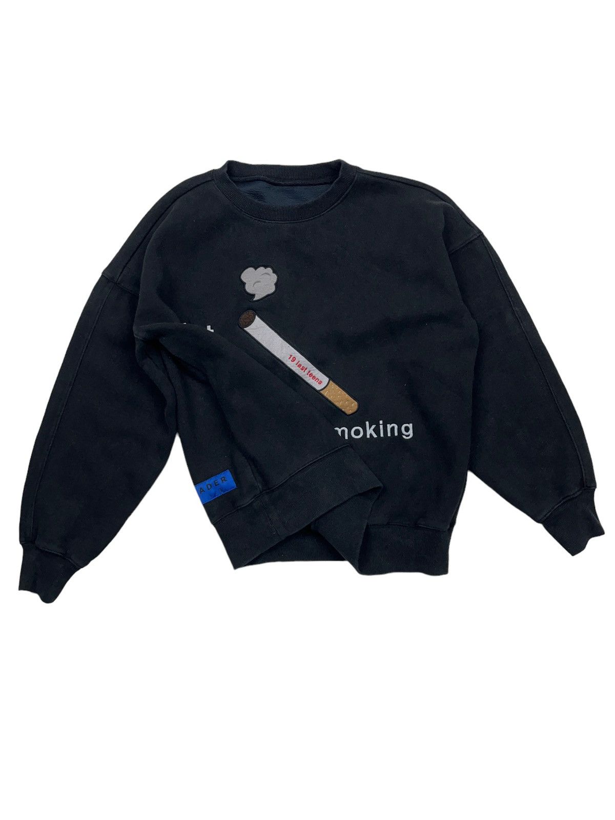 Ader Error Ader Error Not Smoking Sweatshirt Size US S / EU 44-46 / 1 - 2 Thumbnail