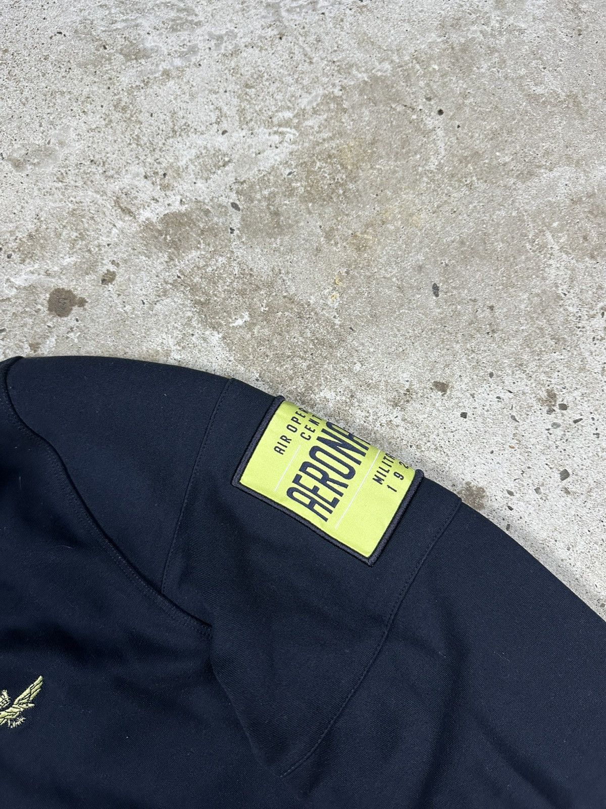 Aeronautica Militare × Vintage Aeronautica Militare Zip Up Navy Sweatshirt Track Jacket Size US M / EU 48-50 / 2 - 5 Thumbnail