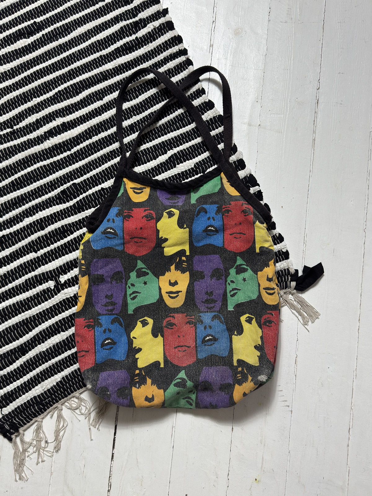 Andy Warhol VINTAGE ANDY WARHOL POP ART STYLE SHOPPER BAG Size ONE SIZE - 7 Thumbnail