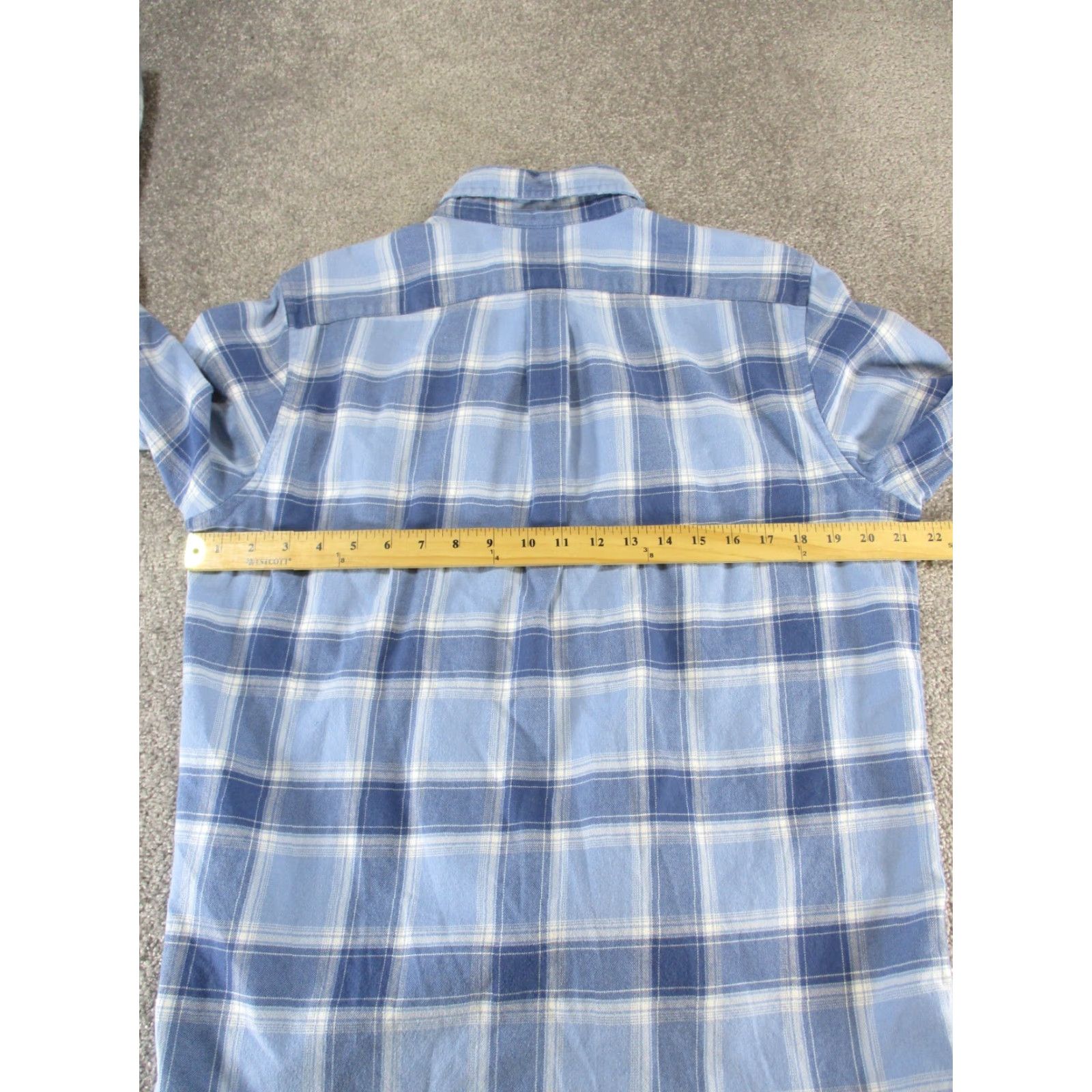 Vineyard Vines VINTAGE Vineyard Vines Tucker Shirt Men M Blue Plaid Flannel Cotton Button-Down Slim 90s Mens Size US M / EU 48-50 / 2 - 4 Thumbnail