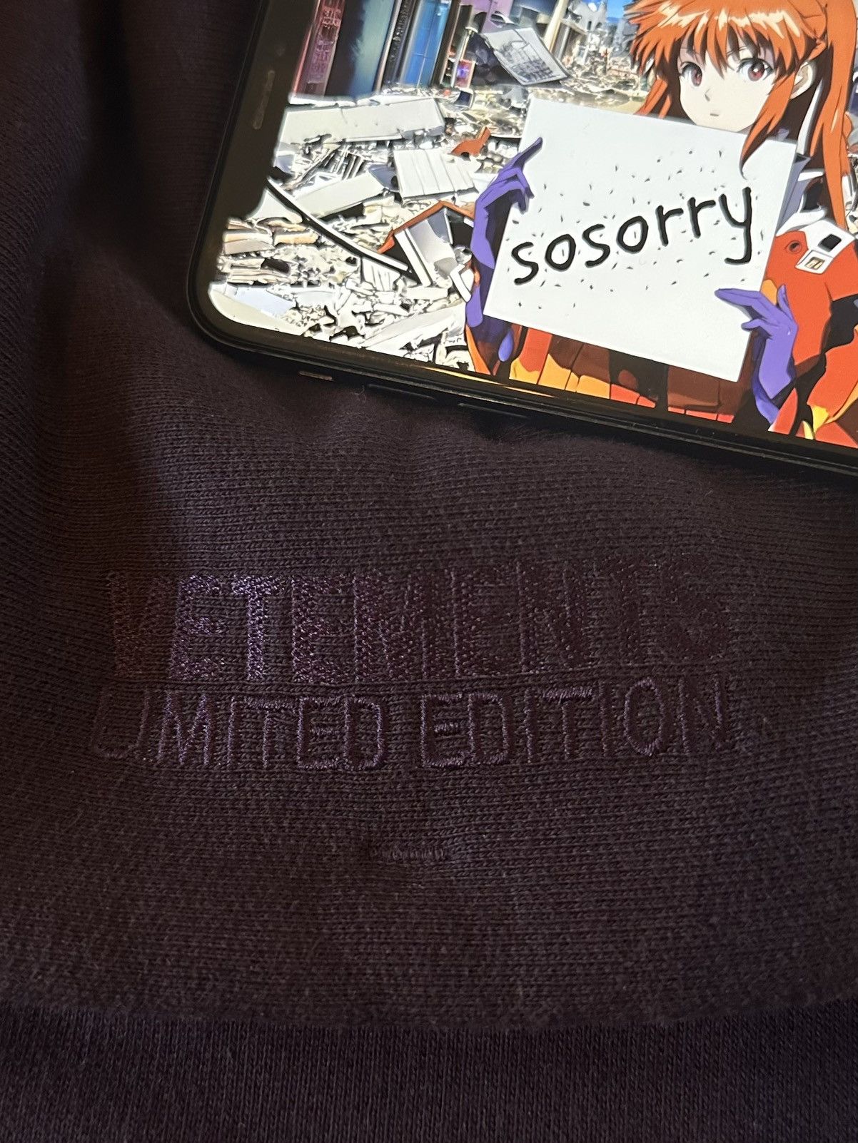 Vetements Vetements "no time for romance" Hoodie Size US M / EU 48-50 / 2 - 3 Thumbnail
