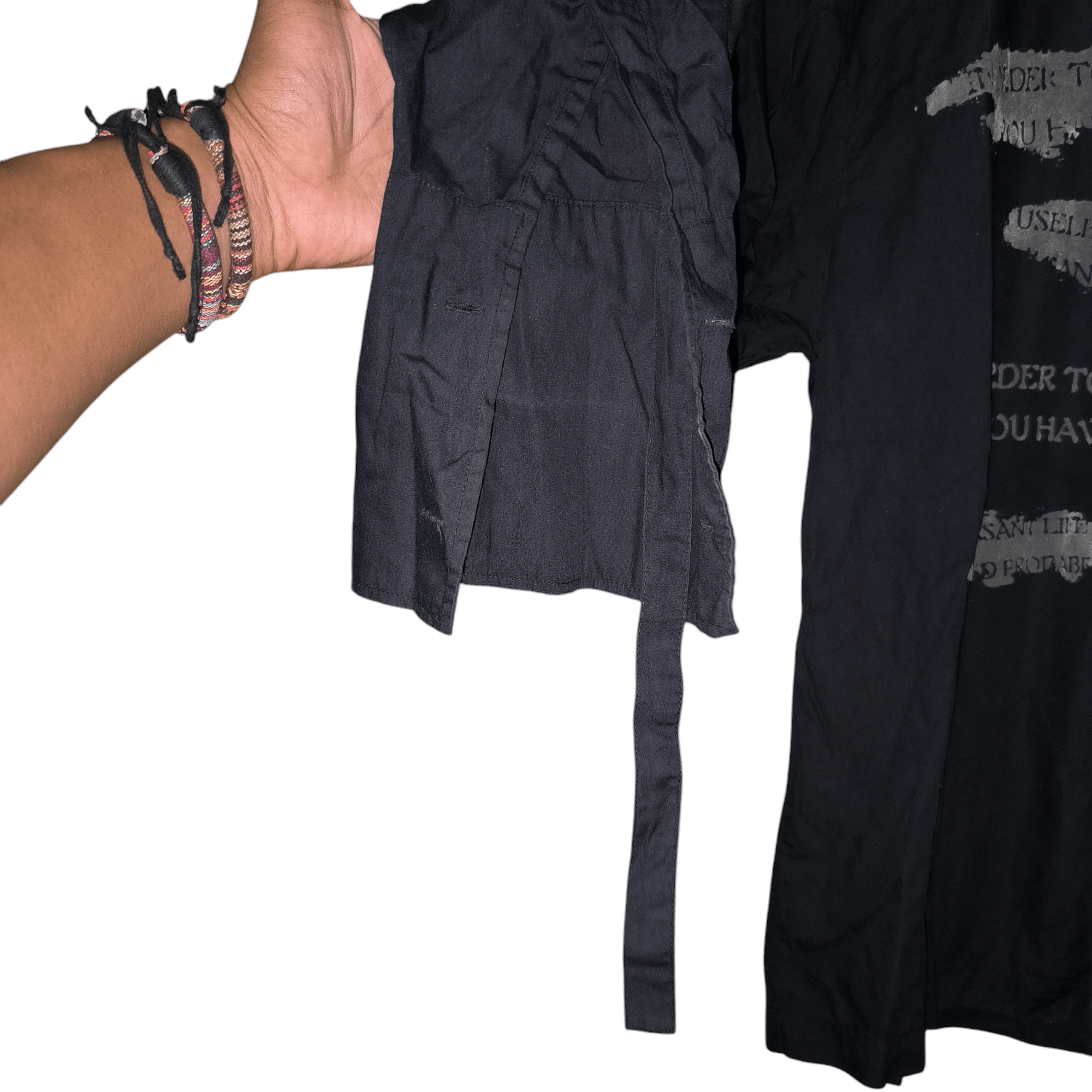 Japanese Brand SLASH NUMBER Poem Punk Style Shirts Size US L / EU 52-54 / 3 - 4 Thumbnail