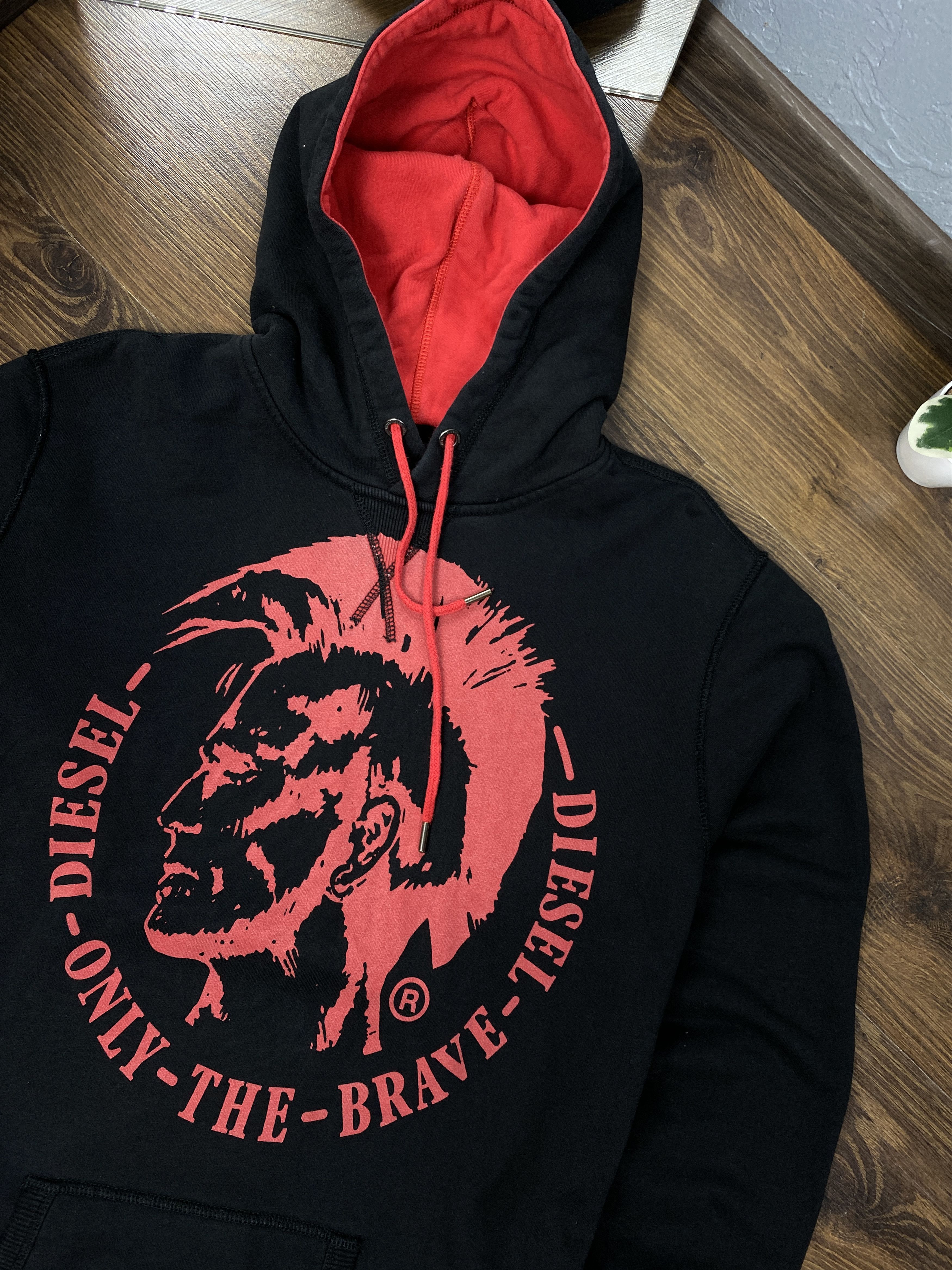 Diesel × Vintage Diesel vintage big logo PUNK hoodie y2k Size US XL / EU 56 / 4 - 2 Thumbnail