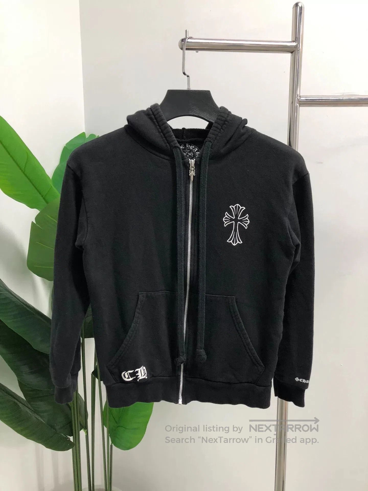 Chrome Hearts chrome hearts cross hoodie with zipper drawstring. Size US S / EU 44-46 / 1 - 1 Thumbnail