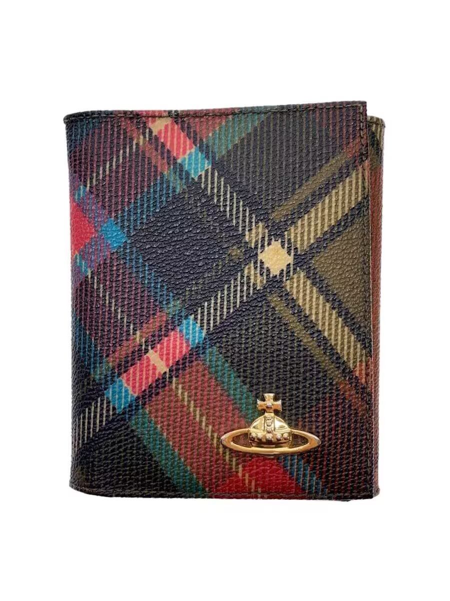 Vivienne Westwood Plaid Orb Wallet Size ONE SIZE - 1 Thumbnail