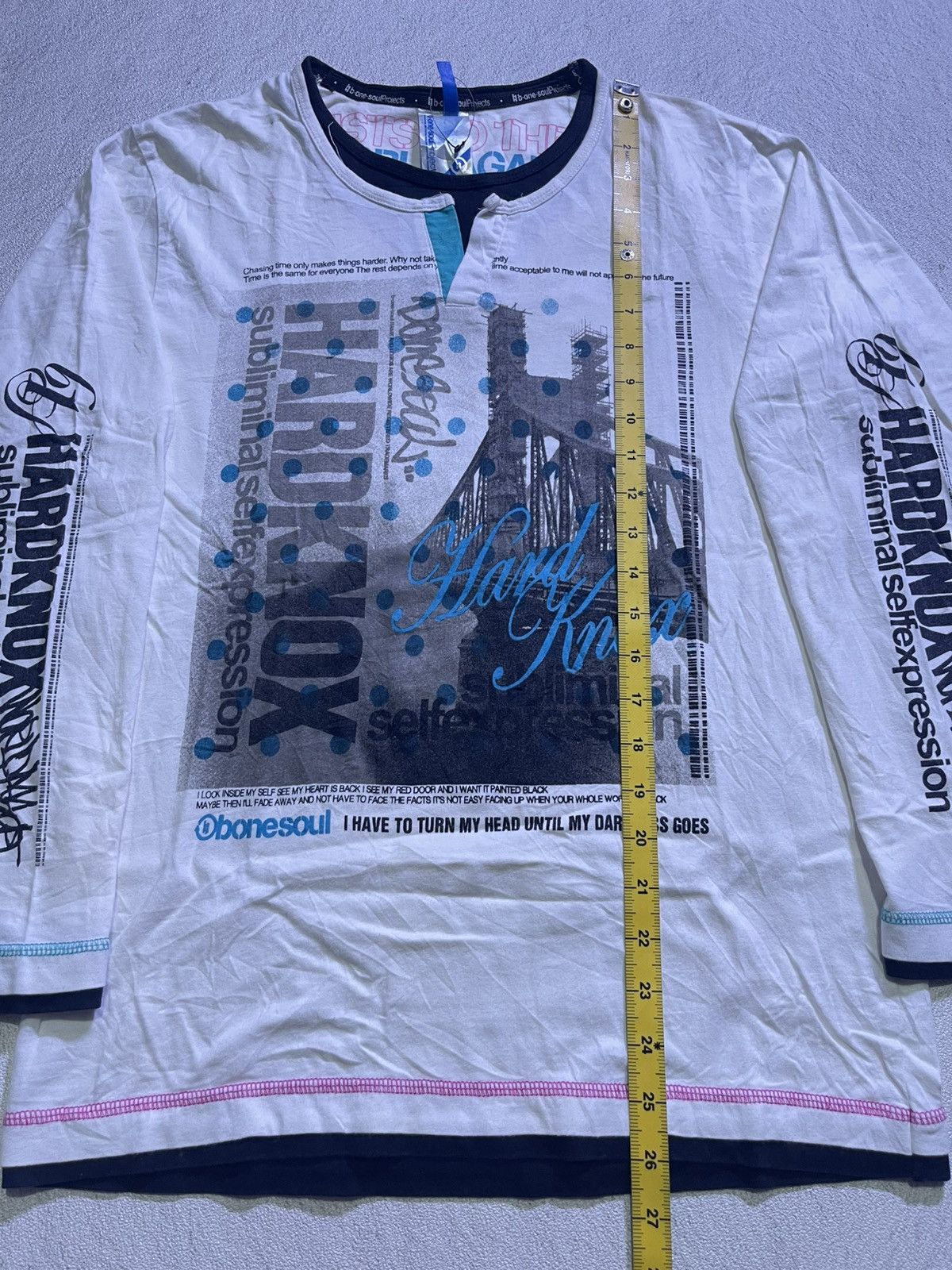 Hysteric Glamour Y2K B ONE SOUL LONG SLEEVE TSHIRT Size US L / EU 52-54 / 3 - 10 Thumbnail