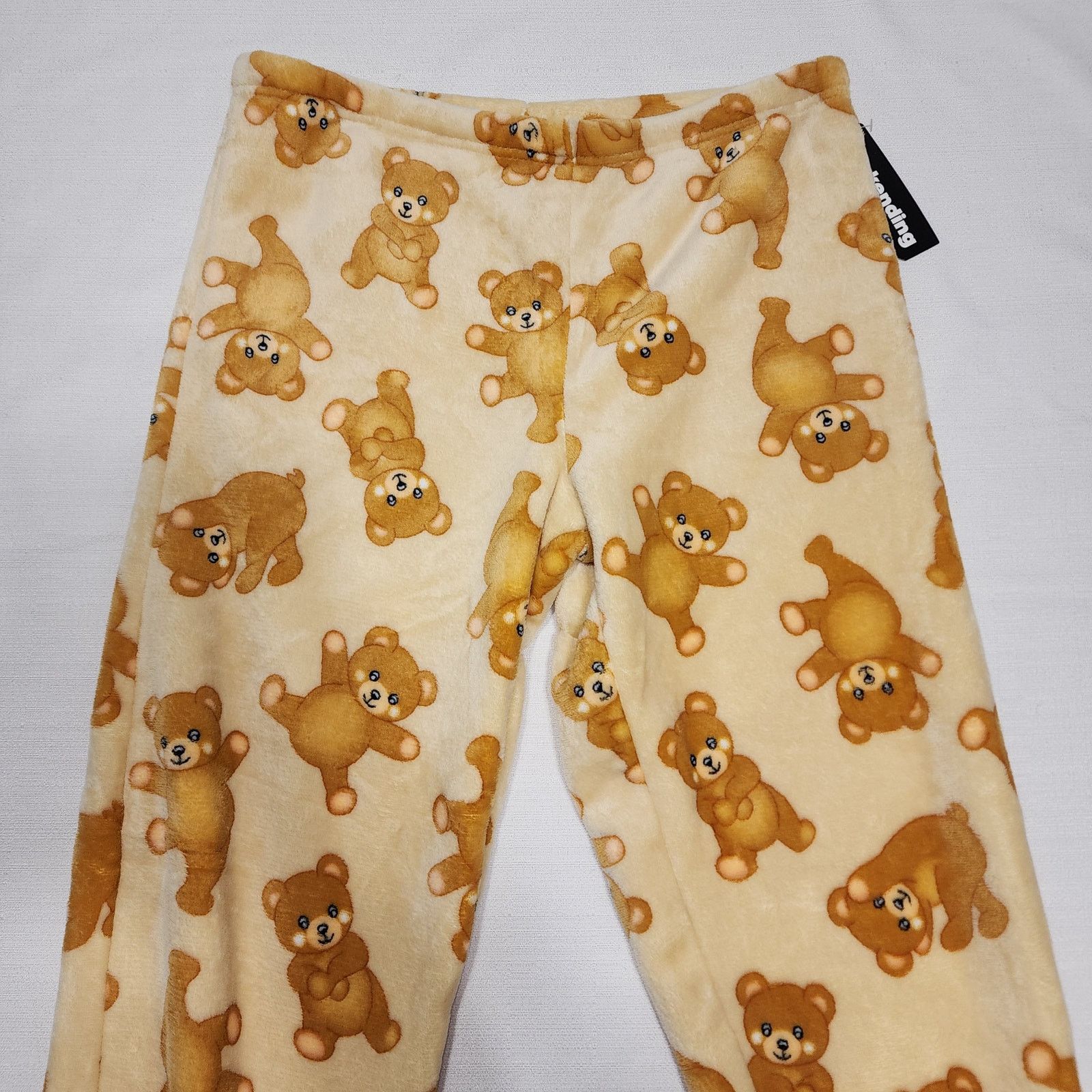 Other Teddy bear fleeced pajamas women's large NWT Size 32" / US 10 / IT 46 - 3 Thumbnail