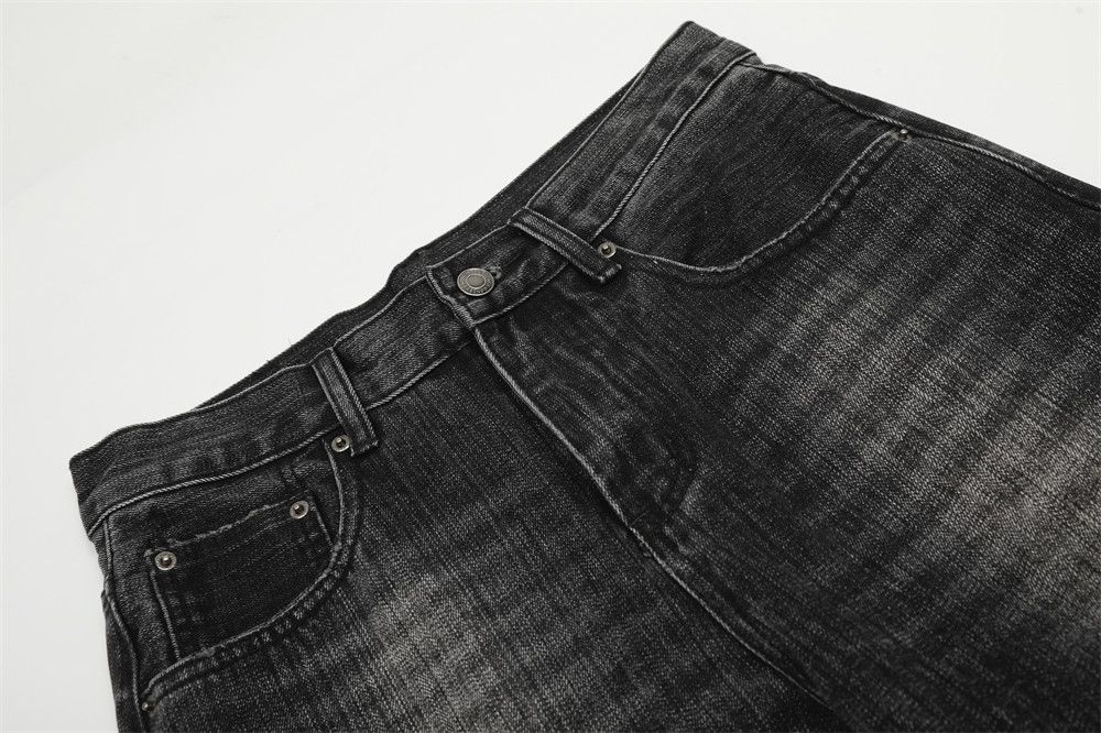 Jean Men's punk retro silhouette distressed scimitar jeans Size US 32 / EU 48 - 3 Thumbnail