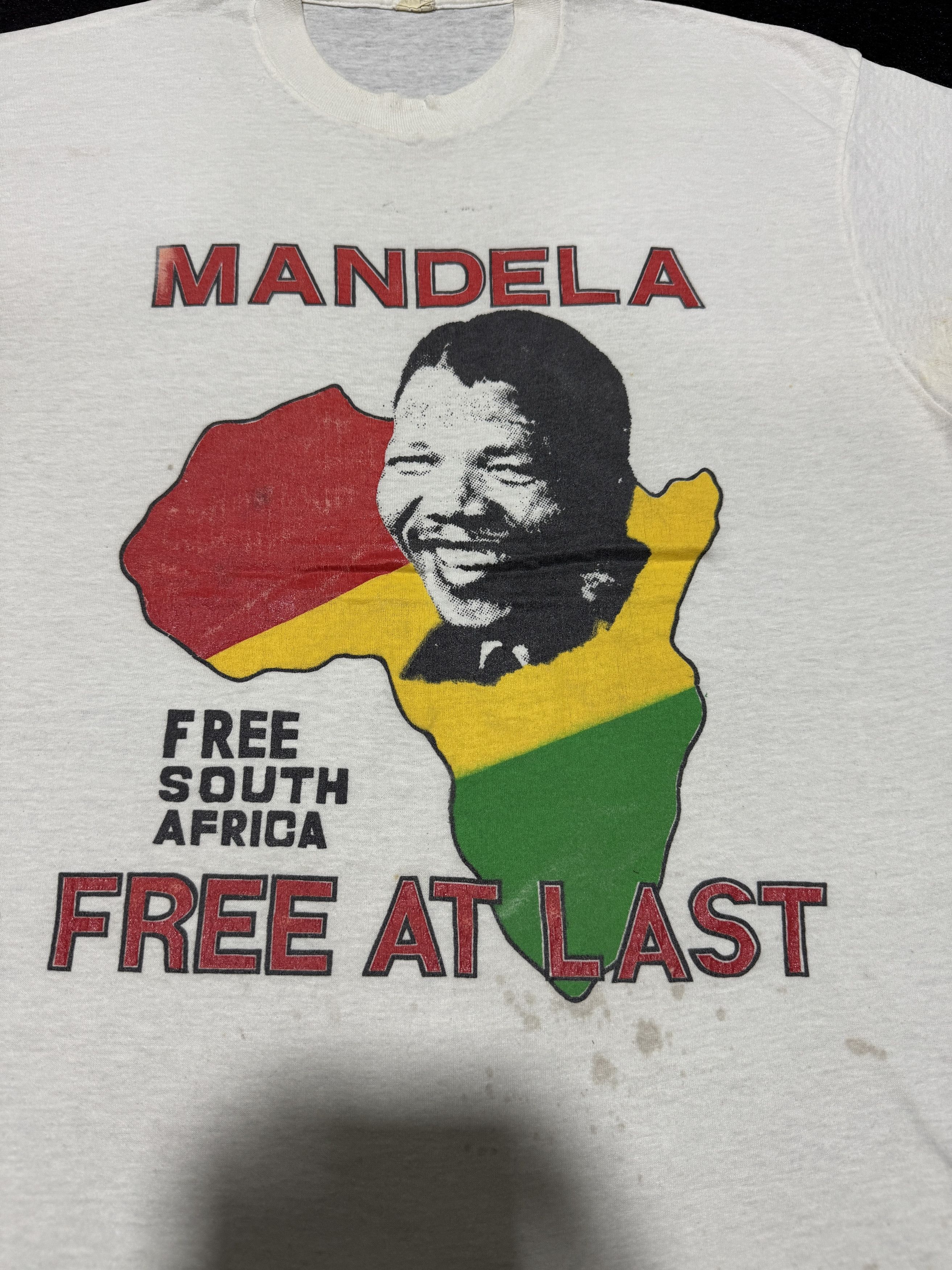 Vintage Vintage Nelson Mandela Malcolm X Black Lives Matters shirt Size US L / EU 52-54 / 3 - 3 Thumbnail