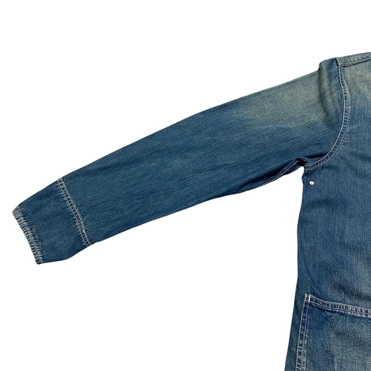 Sophnet. Sophnet US Navy Shawl Collar Denim Jacket Size US M / EU 48-50 / 2 - 7 Thumbnail