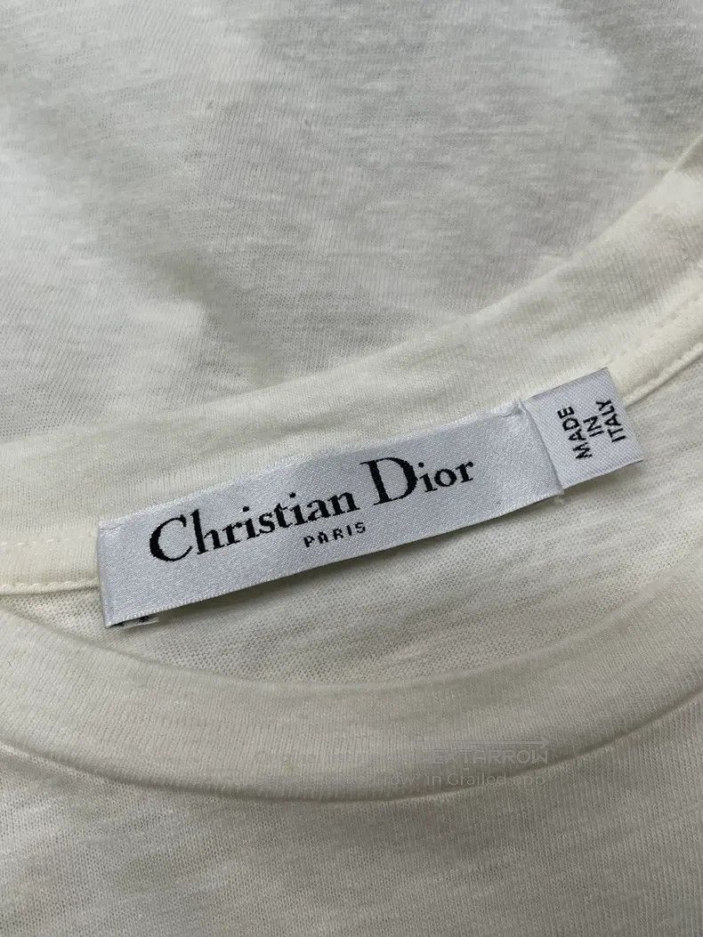Dior Dior White letter love T-shirt Size S / US 4 / IT 40 - 5 Thumbnail