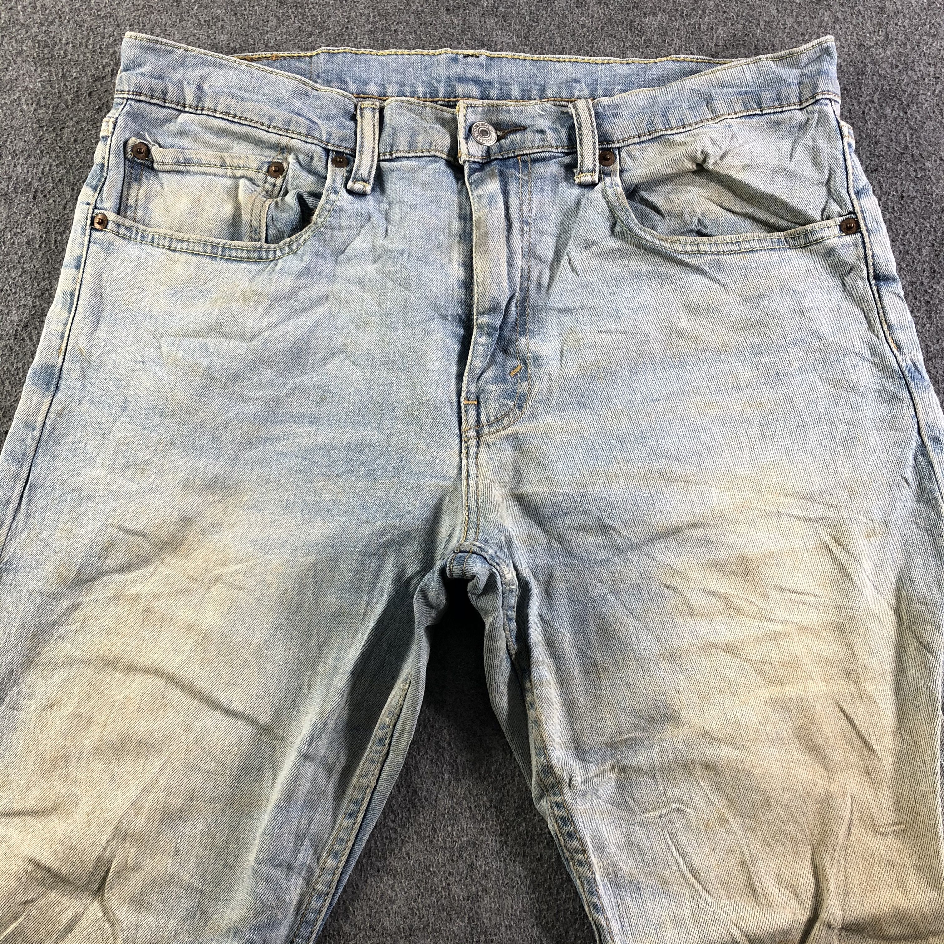 Levi's Vintage Light Wash Levis 502 Jeans-J4173 Size US 35 - 3 Thumbnail